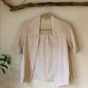 🦥 J crew Woven Cotton Cardigan